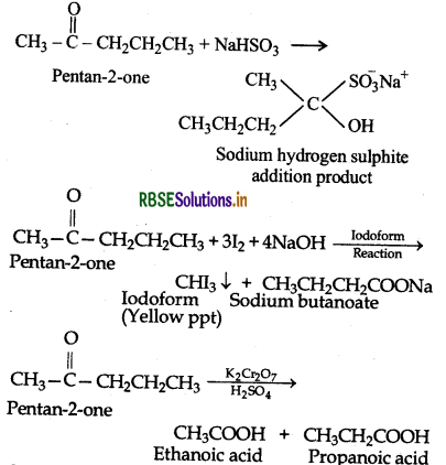 RBSE Solutions for Class 12 Chemistry Chapter 12 Aldehydes, Ketones and Carboxylic Acids 66