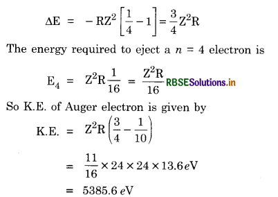 RBSE Solutions for Class 12 Physics Chapter 12 Atoms 10