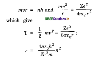 RBSE Solutions for Class 12 Physics Chapter 12 Atoms 6