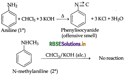RBSE Solutions for Class 12 Chemistry Chapter 13 Amines 17