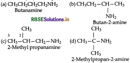RBSE Solutions for Class 12 Chemistry Chapter 13 Amines 2