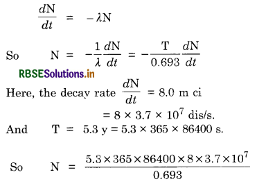 RBSE Solutions for Class 12 Physics Chapter 13 Nuclei 6