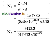 RBSE Class 12 Chemistry Important Questions Chapter 1 The Solid State 12
