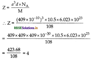 RBSE Class 12 Chemistry Important Questions Chapter 1 The Solid State 7