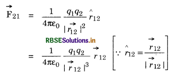 RBSE Class 12 Physics Important Questions Chapter 1 Electric Charges and Fields 11