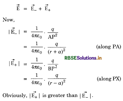 RBSE Class 12 Physics Important Questions Chapter 1 Electric Charges and Fields 13