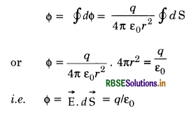 RBSE Class 12 Physics Important Questions Chapter 1 Electric Charges and Fields 30