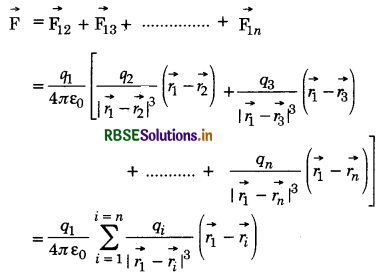RBSE Class 12 Physics Important Questions Chapter 1 Electric Charges and Fields 46