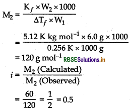RBSE Class 12 Chemistry Important Questions Chapter 2 Solutions43