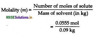 RBSE Class 12 Chemistry Important Questions Chapter 2 Solutions8