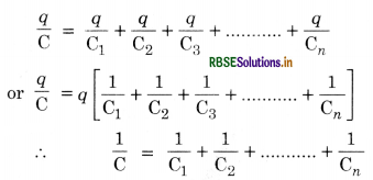 RBSE Class 12 Physics Important Questions Chapter 2 Electrostatic Potential and Capacitance 38