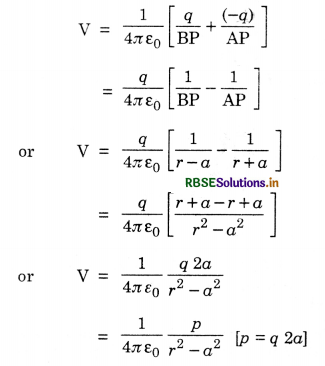 RBSE Class 12 Physics Important Questions Chapter 2 Electrostatic Potential and Capacitance 42