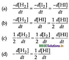 RBSE Class 12 Chemistry Important Questions Chapter 4 Chemical Kinetics 1