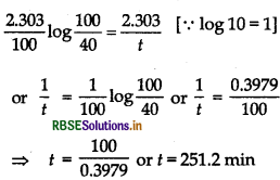 RBSE Class 12 Chemistry Important Questions Chapter 4 Chemical Kinetics 21