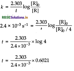 RBSE Class 12 Chemistry Important Questions Chapter 4 Chemical Kinetics 25