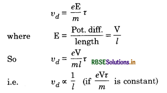 RBSE Class 12 Physics Important Questions Chapter 3 Current Electricity 28