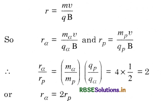 RBSE Class 12 Physics Important Questions Chapter 4 Moving Charges and Magnetism 15