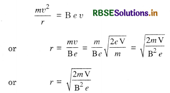 RBSE Class 12 Physics Important Questions Chapter 4 Moving Charges and Magnetism 16