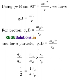 RBSE Class 12 Physics Important Questions Chapter 4 Moving Charges and Magnetism 17