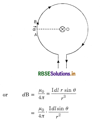 RBSE Class 12 Physics Important Questions Chapter 4 Moving Charges and Magnetism 32