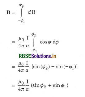 RBSE Class 12 Physics Important Questions Chapter 4 Moving Charges and Magnetism 36