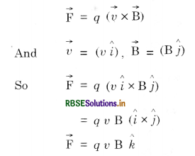 RBSE Class 12 Physics Important Questions Chapter 4 Moving Charges and Magnetism 6
