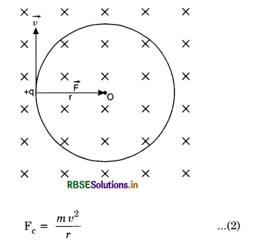 RBSE Class 12 Physics Important Questions Chapter 4 Moving Charges and Magnetism 62