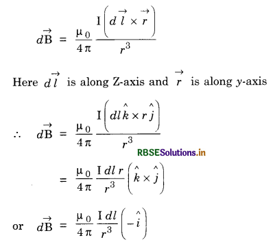 RBSE Class 12 Physics Important Questions Chapter 4 Moving Charges and Magnetism 71