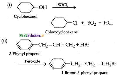 RBSE Class 12 Chemistry Important Questions Chapter 10 Haloalkanes and Haloarenes 76
