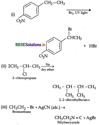 RBSE Class 12 Chemistry Important Questions Chapter 10 Haloalkanes and Haloarenes 115