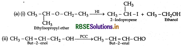 RBSE Class 12 Chemistry Important Questions Chapter 11 Alcohols, Phenols and Ethers107