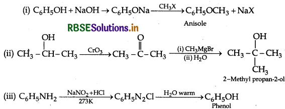 RBSE Class 12 Chemistry Important Questions Chapter 11 Alcohols, Phenols and Ethers87
