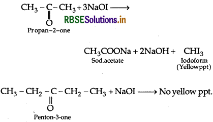 RBSE Class 12 Chemistry Important Questions Chapter 12 Aldehydes, Ketones and Carboxylic Acids 26