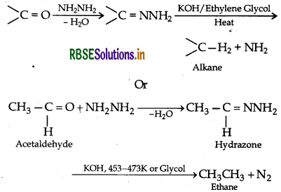 RBSE Class 12 Chemistry Important Questions Chapter 12 Aldehydes, Ketones and Carboxylic Acids 33