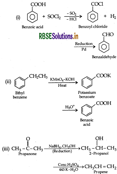 RBSE Class 12 Chemistry Important Questions Chapter 12 Aldehydes, Ketones and Carboxylic Acids 44