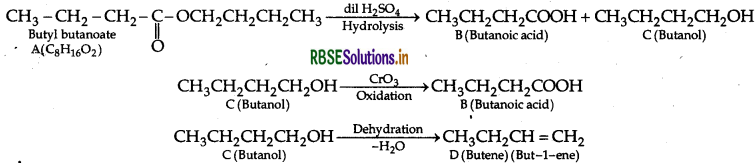 RBSE Class 12 Chemistry Important Questions Chapter 12 Aldehydes, Ketones and Carboxylic Acids 54
