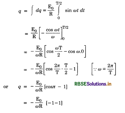 RBSE Class 12 Physics Important Questions Chapter 7 Alternating Current 17