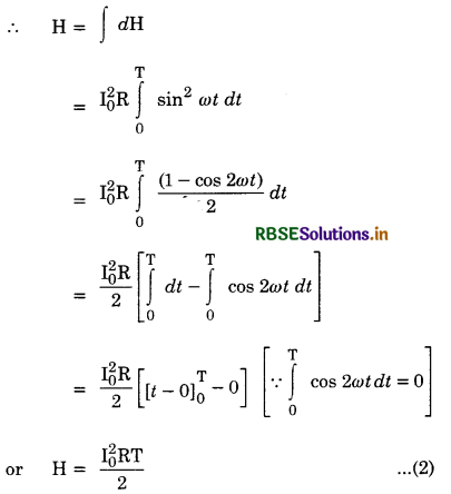 RBSE Class 12 Physics Important Questions Chapter 7 Alternating Current 19