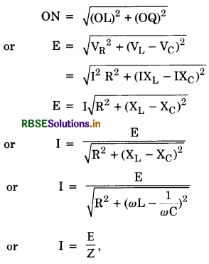 RBSE Class 12 Physics Important Questions Chapter 7 Alternating Current 32
