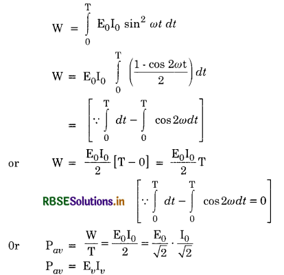 RBSE Class 12 Physics Important Questions Chapter 7 Alternating Current 50