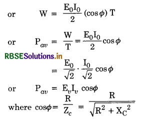 RBSE Class 12 Physics Important Questions Chapter 7 Alternating Current 52