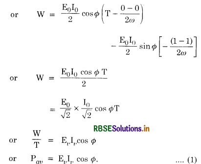RBSE Class 12 Physics Important Questions Chapter 7 Alternating Current 54