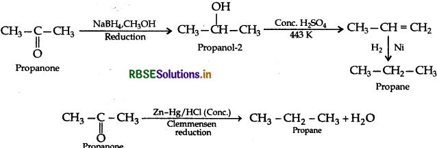 RBSE Class 12 Chemistry Important Questions Chapter 12 Aldehydes, Ketones and Carboxylic Acids 111