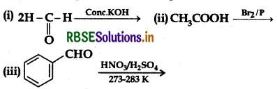 RBSE Class 12 Chemistry Important Questions Chapter 12 Aldehydes, Ketones and Carboxylic Acids 113