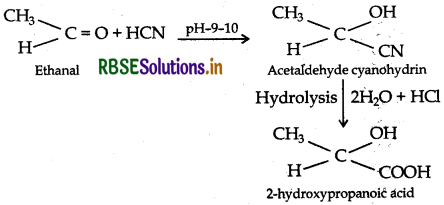 RBSE Class 12 Chemistry Important Questions Chapter 12 Aldehydes, Ketones and Carboxylic Acids 116