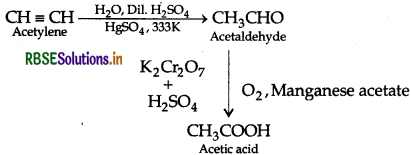 RBSE Class 12 Chemistry Important Questions Chapter 12 Aldehydes, Ketones and Carboxylic Acids 126