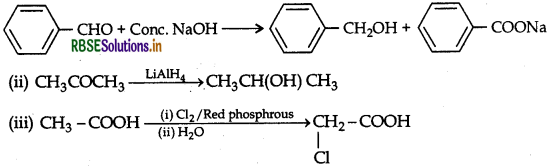 RBSE Class 12 Chemistry Important Questions Chapter 12 Aldehydes, Ketones and Carboxylic Acids 183