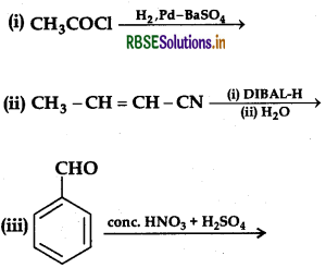 RBSE Class 12 Chemistry Important Questions Chapter 12 Aldehydes, Ketones and Carboxylic Acids 184