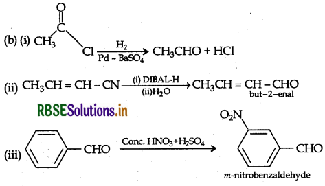 RBSE Class 12 Chemistry Important Questions Chapter 12 Aldehydes, Ketones and Carboxylic Acids 187