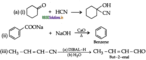 RBSE Class 12 Chemistry Important Questions Chapter 12 Aldehydes, Ketones and Carboxylic Acids 191